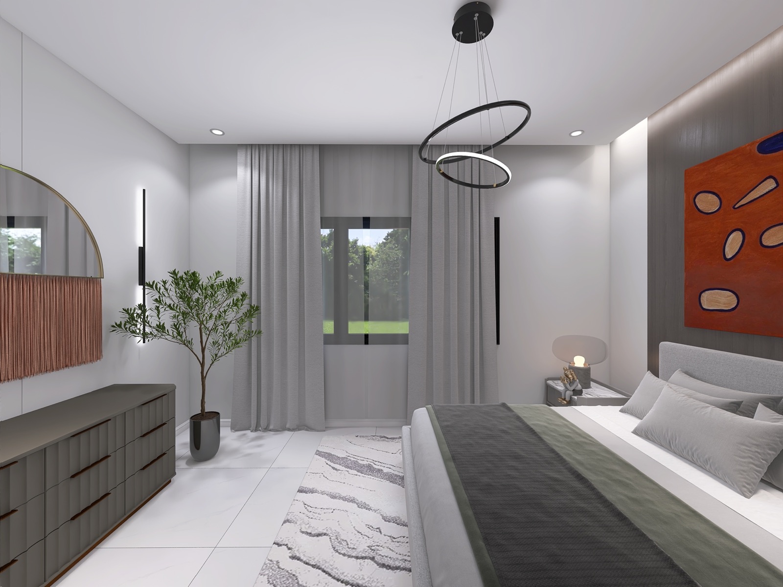 The Archipelago townhouse, master bedroom 2