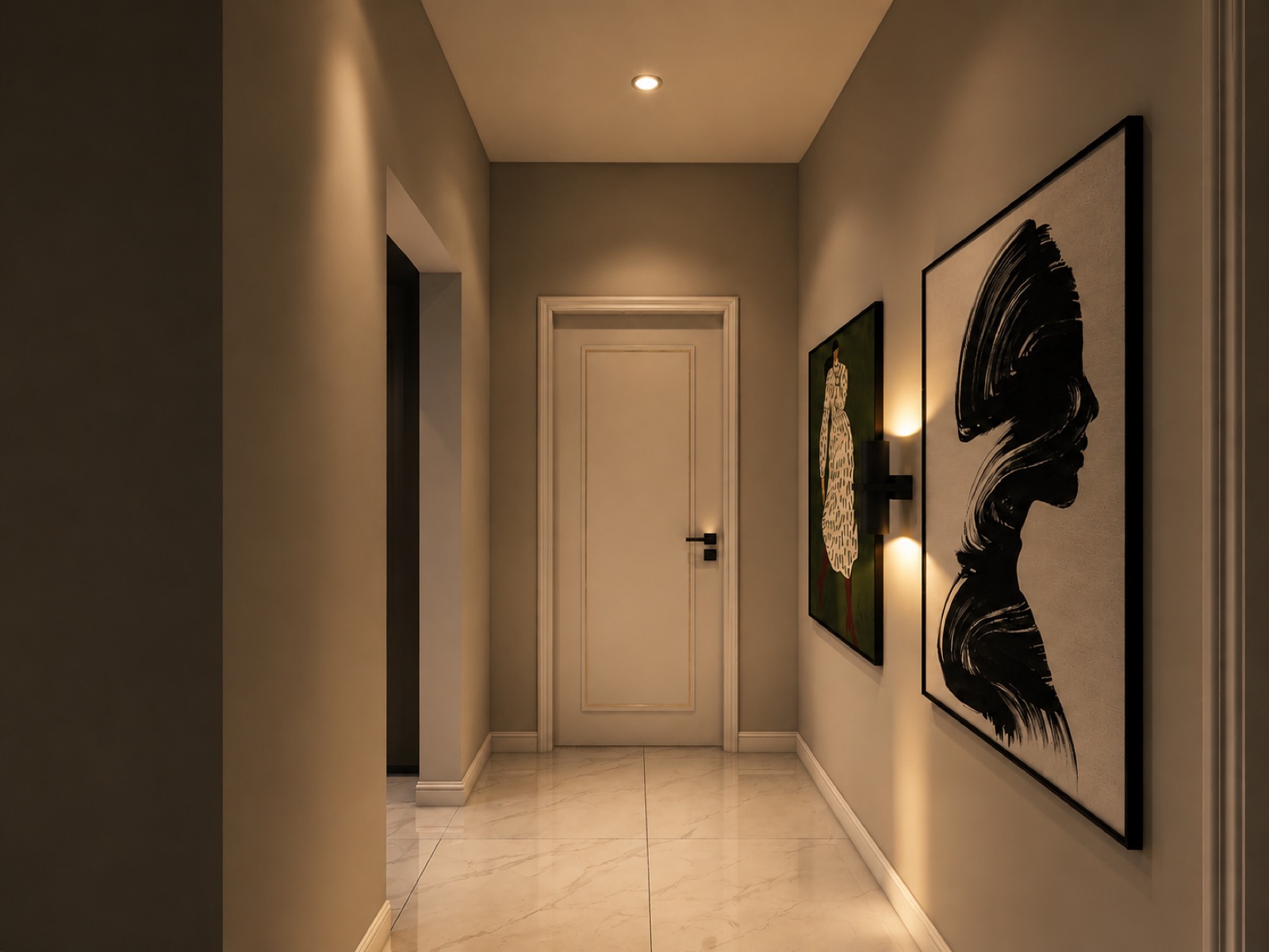 The Meridian Collection — Hallway Night Time