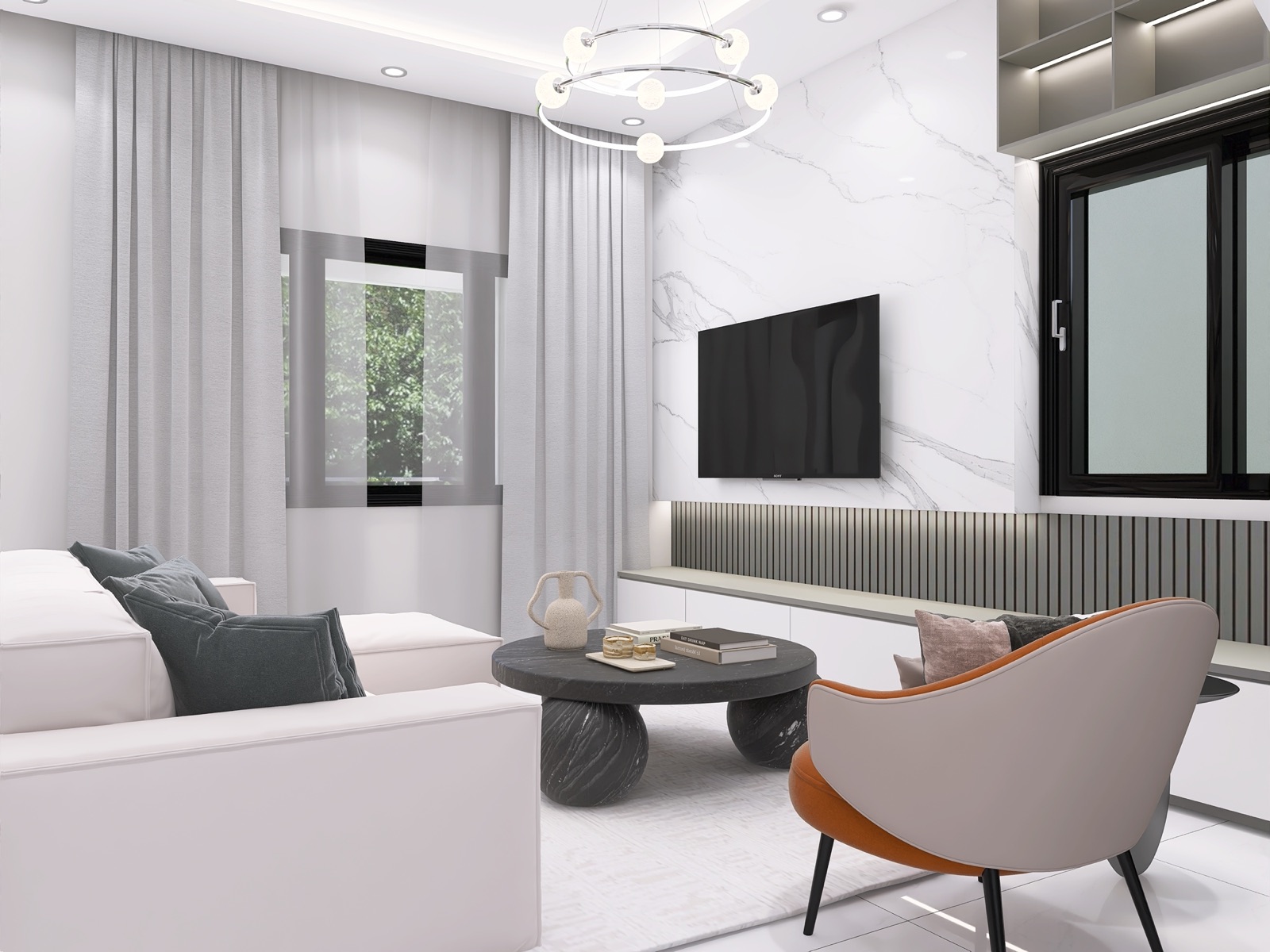 The Savannah townhouse, living room area 3