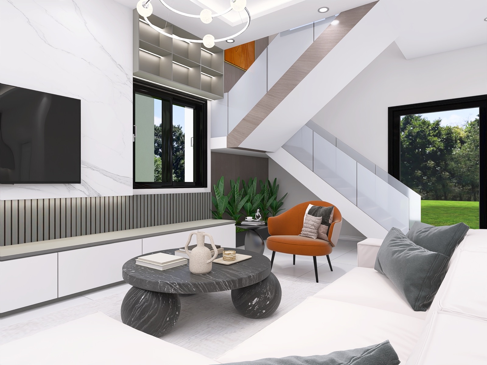 The Savannah townhouse, living room area 4
