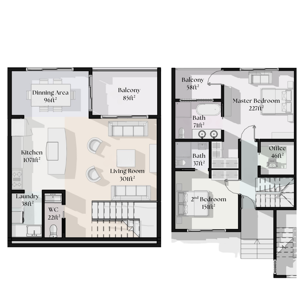 The Meridian Collection floor plan